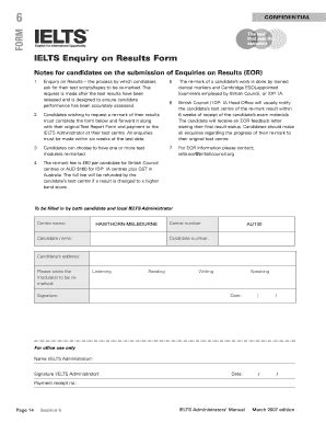 Enquiry on Results .